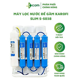 Máy lọc nước Karofi không tủ SLIM S-S038 (8 cấp)- Hàng chính hãng