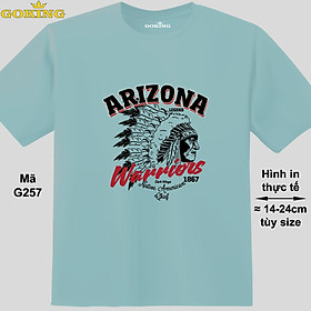 ARIZONA, mã G257. Hãy tỏa sáng như kim cương, qua chiếc áo thun Goking siêu hot cho nam nữ trẻ em, áo phông cặp đôi, gia đình, đội nhóm