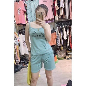 Set áo 2 dây quần đùi cute