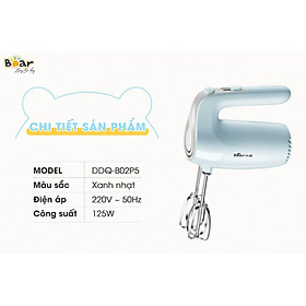 Mua Máy Đánh Trứng Cầm Tay BEAR DDQ-B02P5 - Hàng Chính Hãng