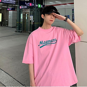 Áo phông nam nữ unisex tay lỡ thun form rộng teen cổ tròn oversize cotton giá rẻ basic đen trắng tee pull MAGMANS