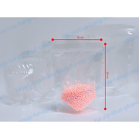 1 cái Túi Zip trong suốt đáy đứng- túi đựng thực phẩm khô, nước