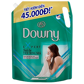 Nước Xả Vải Downy Expert Dành Cho Phơi Trong Nhà 2.4L (dạng túi)