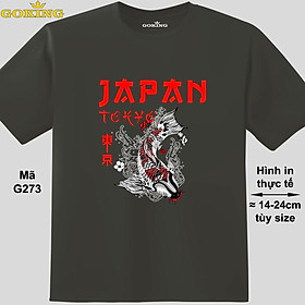 JAPAN, mã G273. Áo thun in đẹp cho nam nữ, cặp đôi, gia đình. Áo phông Goking hàng hiệu cao cấp