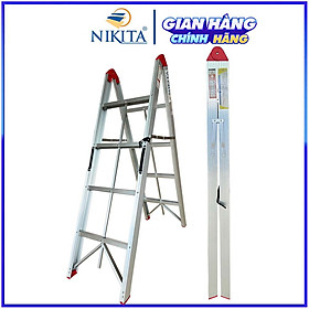 Mua Thang Ghế Gấp Gọn  Có Tay Vịn Gia Đình   Bậc Thang Chắc Chắn  Dễ Dàng Sử Dụng - Hàng chính hãng NIKITA