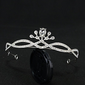 Crystal Rhinestone Queen Bride Tiara Crown for Women Girls Headdress Vintage Bridal Birthday Prom Wedding Tiaras and Crowns Hair Jewelry Accessories
