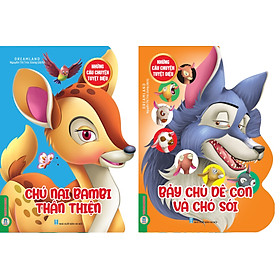 Combo Những Câu Chuyện Tuyệt Vời (2 Quyển): Chú Nai Bambi Thân Thiện + Bảy Chú Dê Con Và Chó Sói