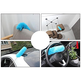 2pcs Microfiber Cleaning Duster Bendable Feather Hand Dust Dirt Wash Cloth