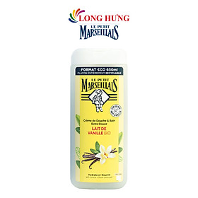Sữa tắm 92% hữu cơ Le Petit Marseillais (650ml) - Hàng chính hãng