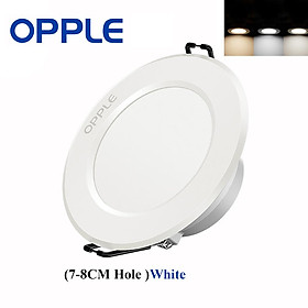 OPPLE LED Downlight 3W with Three Light Color Ultra Thin Round Ceiling Light LED Bulb For Bedroom Kitchen Hotel 220V