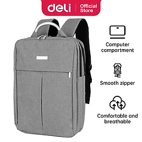 Balo Laptop Máy Tính Nam Nữ Thông Minh Chất Liệu Cao Cấp Vải Oxford Deli - Cặp Sách Công Sở Đi Làm, Đựng Laptop, Máy Tính 13 Inch, 14 Inch, 15.6 Inch, Chống Sốc Dành Cho Người Đi Làm, Sinh Viên, Học Sinh - EH1034