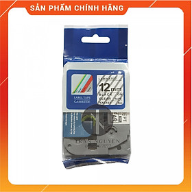Mua Nhãn In đa lớp Tz2-131 - Đen nền trong 12mm x 8m - Hàng nhập khẩu