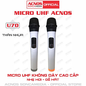 Mua Micro không dây UHF ACNOS - Bảo hành 6 tháng  Micro rời - 1 cặp  -  HÀNG CHÍNH HÃNG