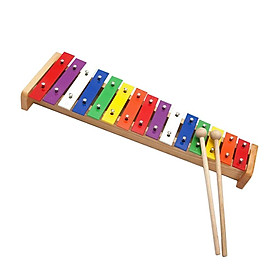 15 Notes Glockenspiel Xylophone Mallet Set Children Music Toys