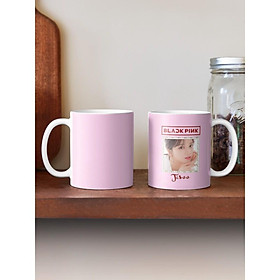Cốc in hình Jisoo BlackPink Cốc Ly sứ du lịch