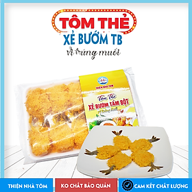 Tôm thẻ xẻ bướm tẩm bột vị trứng muối Thiện Nhà Tôm khay 250gr