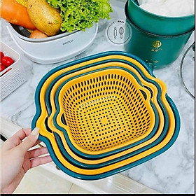 Mua Bộ Rổ 6 Món Kèm Chậu Chất Liệu Nhựa Cao Cấp  Đựng Đồ Đa Năng