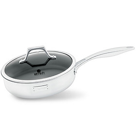Mua Chảo chống dính inox 304 có vung kính Elmich Potenza 26cm EL3258