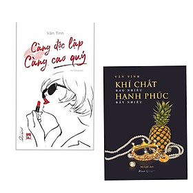 Hình ảnh Combo Cẩm Nang Sống Cho Qúy Cô Hiện Đại: Càng Độc Lập Càng Cao Quý + Khí Chất Bao Nhiêu, Hạnh Phúc Bấy Nhiêu (Bộ 2 Cuốn / Tặng Kèm Bookmark Happy Life)