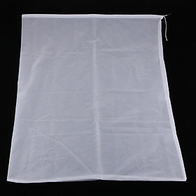 1 Pcs Milk Cheese Juice Reusable Nylon Mesh Strainer Filter Bag 80x80cm