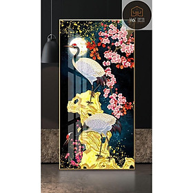 Mua Giảm 50% tranh tráng gương cò trắng treo phòng khách