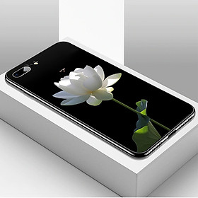 Ốp điện thoại dành cho máy iPhone 7 Plus / 8 Plus - Sen trắng MS ABPHA002