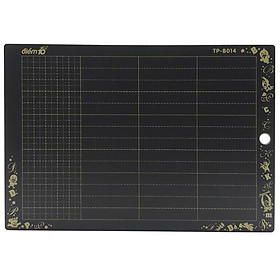 Bảng phấn học sinh a4 - kẻ ô - thiên long b-014 - màu đen