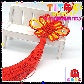 Mua Dây Tua Rua Cổ Trang Đồng Tâm 2 Màu Xinh Xắn ( Vàng Đỏ)