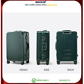Vali cao cấp Macsim MiXi MSM9279 - mauf xanh Hàng loại 1