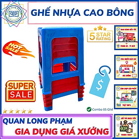 Mua Ghế Nhựa Cao Loại Dày - Giá Rẻ Tận Xưởng ️ Giá Sỉ Tận Xưởng ️ Ghế Nhựa Cao Lỗ / Cao Bông - Ghế Văn Phòng - Ghế Phòng Chờ