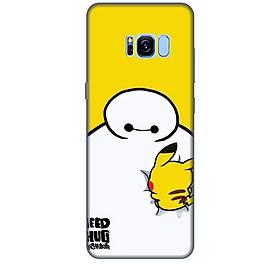 Ốp lưng dành cho điện thoại  SAMSUNG GALAXY S8 PLUS hinh Big Hero Pikachu
