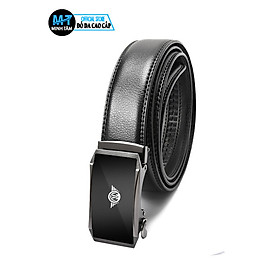 Thắt Lưng Nam Da Cao Cấp, Khóa Kim Loại Mặt Bóng Kiếng Minh Tâm MT-17H