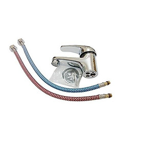 Mua Vòi chậu rửa mặt nóng lạnh inax cắm chậu rửa măt (đã kèm đủ 2 dây cấp nóng lạnh) bảo hành 5 năm