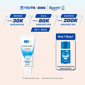Sữa rửa mặt dưỡng ẩm tối ưu Hada Labo Advanced Nourish Cleanser 80g