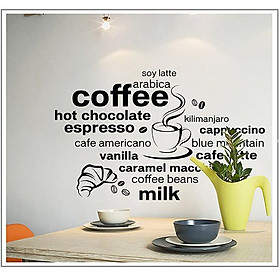 Mua Decal dán trang trí quán coffee - dán quán cà phê AmyShop