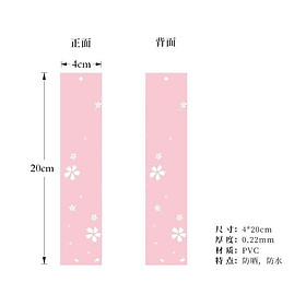 Tấm treo chuông gió , thẻ nhựa - phụ kiện làm chuông gió treo