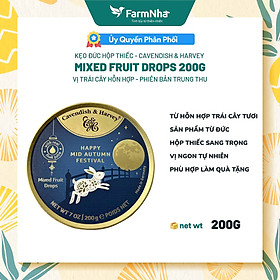 Kẹo trái cây Cavendish & Harvey Vị Mixed Fruit 200g - Phiên Bản Happy Mid Autumn Festival Đặc Biệt