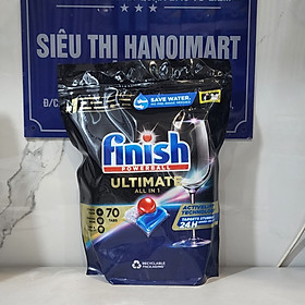 Viên rửa bát Finish quantum Ultimate Plus 70 viên Hương Chanh