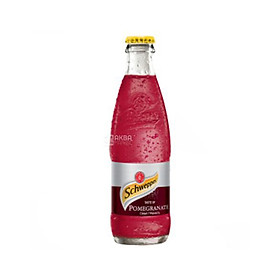 Schweppes Taste of Pomegranate 250ml - Nước ngọt có ga hương vị quả lựu SCHWEPPES 250ml