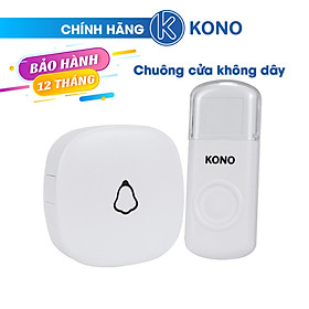 Chuông cửa không dây cao cấp kín nước KONO KN-C1+, độ bền và ổn định cao, khả năng chống nước tốt khi để ngoài trời