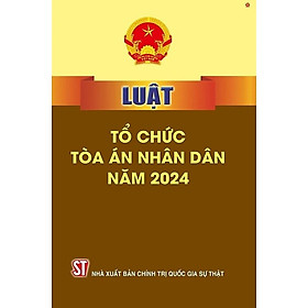 Luật Tổ chức Tòa án nhân dân (hiện hành) - 2024