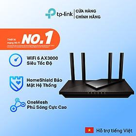 Bộ Phát Wifi TP-Link Archer AX55 Chuẩn Wi-Fi 6 AX3000 - Hàng Chính Hãng