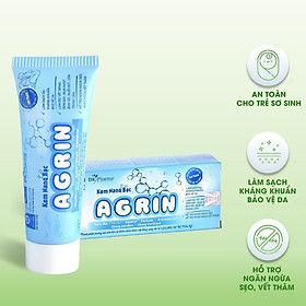 Kem em bé Nano Bạc Agrin - Dưỡng ẩm, làm dịu vết rôm sảy, hăm tã, chàm sữa, vết muỗi, côn trùng cắn - Tuýp 25g