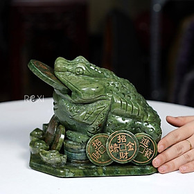 Mua Thiềm thừ xanh serpentine 19cm (nặng 4 1kg)