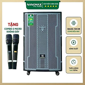 Mua Loa 5 tấc Nanomax karaoke Bluetooth SK-18Q5 công suất 980W. Hàng chính hãng