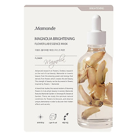 Mặt Nạ Giấy Dưỡng Sáng Và Làm Đều Màu Da Từ Hoa Mộc Lan Mamonde Magnolia Brightening Flower Lab Essence Mask 25ml - 110651104