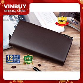 Ví Nam, Nữ Cầm Tay Cao Cấp VinBuy – Bóp Nam, Nữ Kiểu Dáng Sang Trọng Cao Cấp Dành Cho Doanh Nhân – Hàng Chính Hãng VinBuy