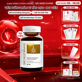 Viên uống đẹp da - chống lão hóa - nám sạm tàn nhan Sắc Ngọc Khang Vi Tảo Lục Hộp 180 Viên