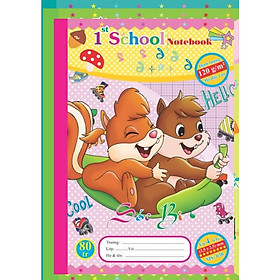 Combo 10 quyển Vở ô ly Hổ Nhí - 80 trang; MS: 038