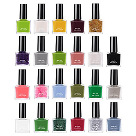 23PCS/Set Gel Nail Polish Set Top Coat 23 Colors Long Lasting Nail Polish Kit, Random Color